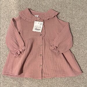 NWT Pink Ruffled Dress